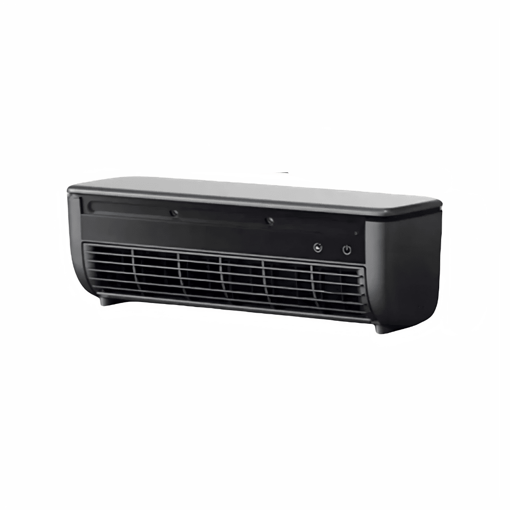 Přenosný nástěnný ventilátor s 3stupňovou regulací – dobíjecí stolní chladicí řešení v černé a bílé barvě 2