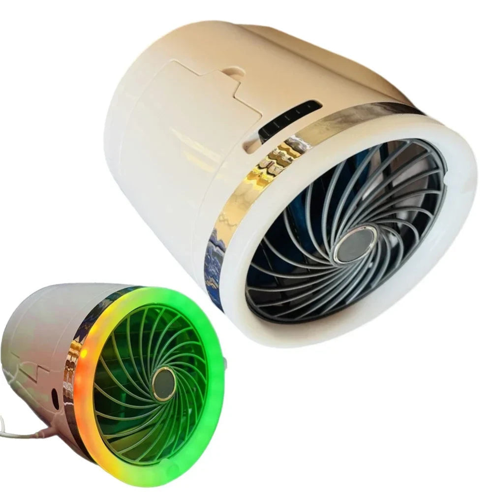 Přenosný odpařovací chladič s LED světly – mini ventilátor pro osobní použití 5