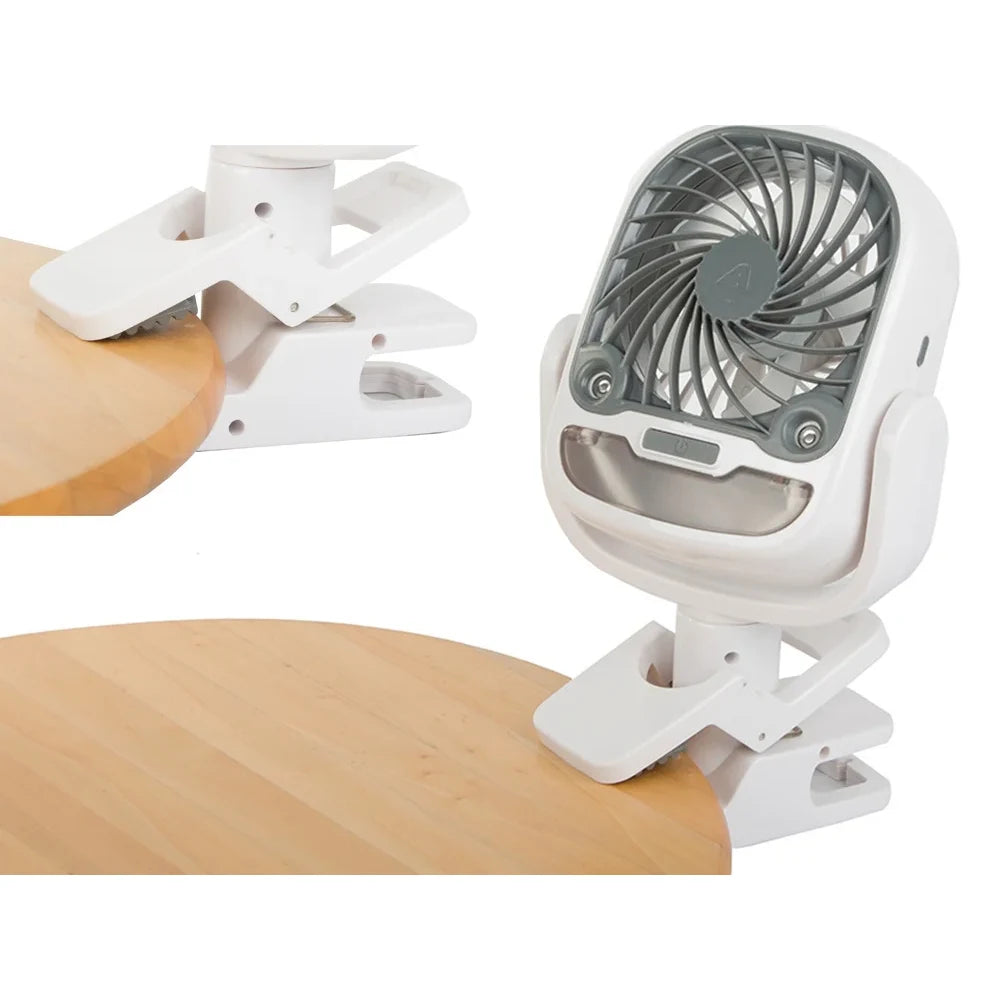 Přenosný odpařovací chladicí ventilátor s dobíjecím USB portem, skládací design 0