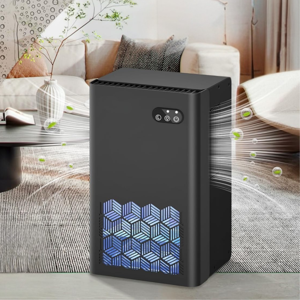 Přenosný odvlhčovač vzduchu do ložnice a koupelny s automatickým vypnutím – kompaktní a tichý odvlhčovač vlhkosti 0