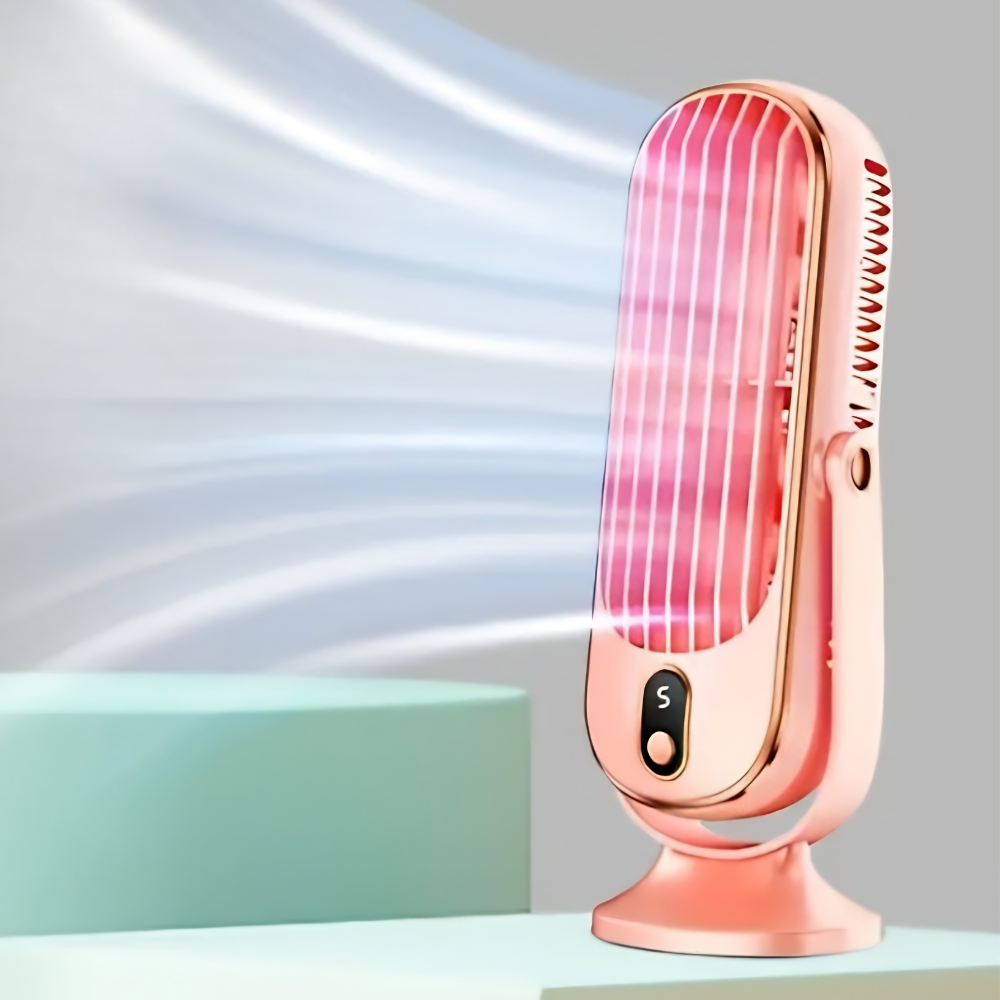 Přenosný věžový ventilátor s dobíjecí baterií – odpařovací chladič a stolní použití 4