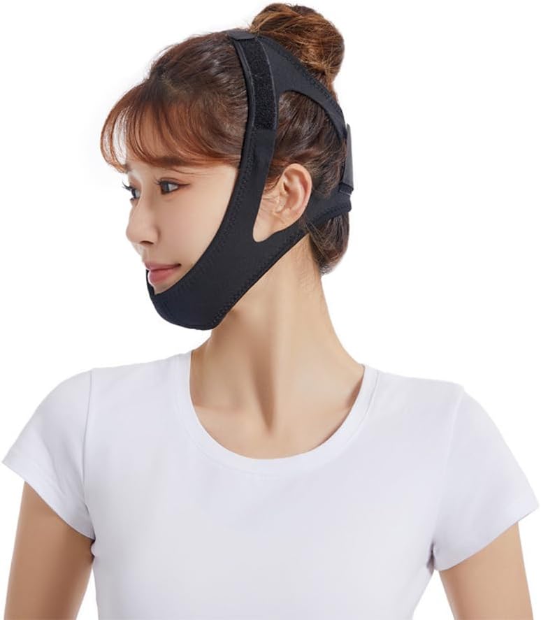 Protichrápací pásek pod bradu z prodyšného neoprenu – snižuje chrápání a zajišťuje pohodlný spánek 3