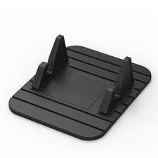 Protiskluzový Držák na Mobil do Auta se Silikonovým Povrchem – Stabilní a Snadná Instalace, Černý, 11 x 9 cm 1