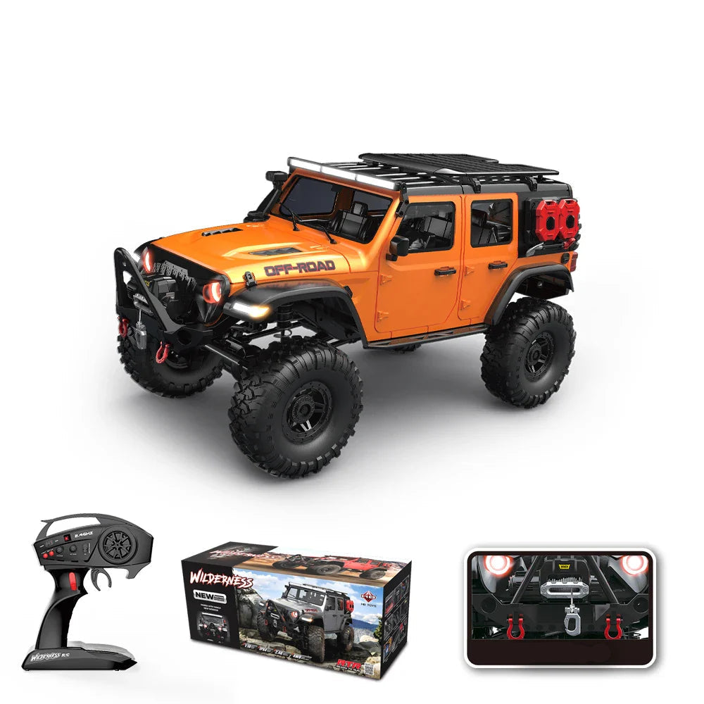 RC auto 4WD terénní rock crawler s LED a proporcionálním řízením – ideální jako dárek 3