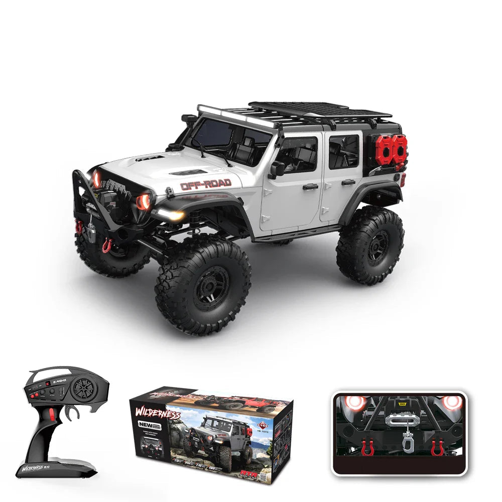 RC auto 4WD terénní rock crawler s LED a proporcionálním řízením – ideální jako dárek 4