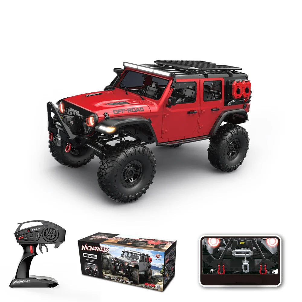 RC auto 4WD terénní rock crawler s LED a proporcionálním řízením – ideální jako dárek 5
