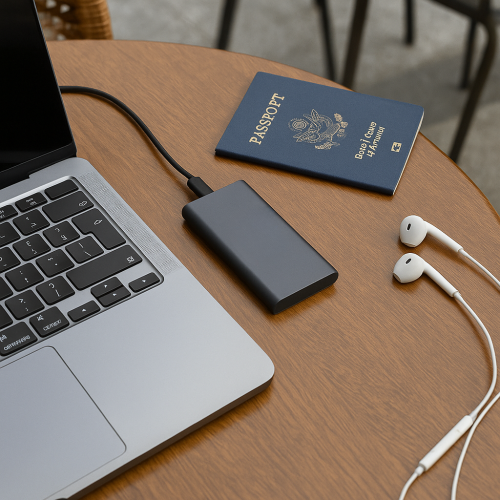 Rychlý 1TB externí SSD s USB-C – Kompaktní a přenosné úložiště pro Windows a Mac 4