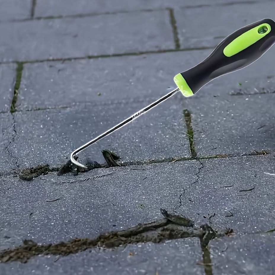 Sada háčků na plevel z nerezové oceli s ergonomickou rukojetí, 17 cm zakřivené 0