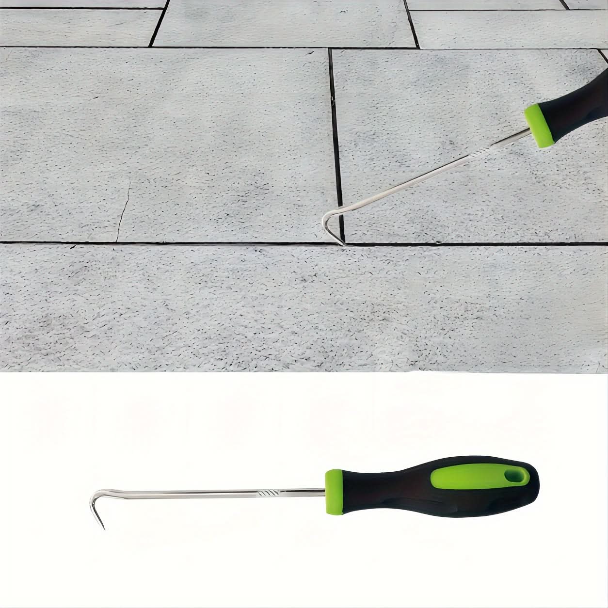 Sada háčků na plevel z nerezové oceli s ergonomickou rukojetí, 17 cm zakřivené 5