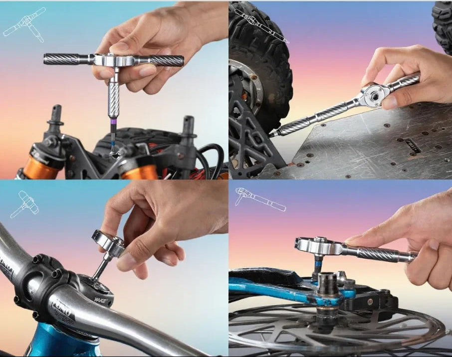 Sada šroubovacích bitů 66 v 1 s ergonomickou rukojetí z chromvanadiové oceli, 5