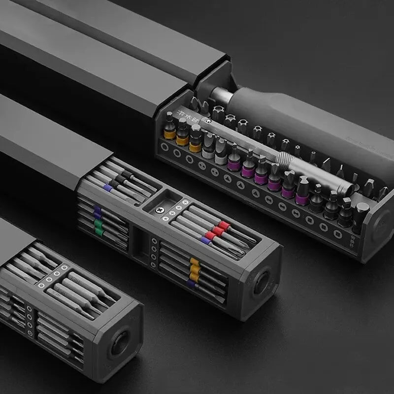 Sada šroubováků pro opravu elektroniky se 30-49 bity, ergonomickou rukojetí a magnetick 0