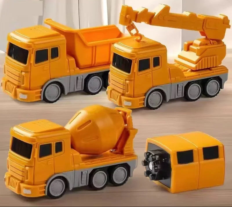 Sada magnetických stavebních kostek pro děti - transformující se robot a auto, vzdělávací STEM zábava 1