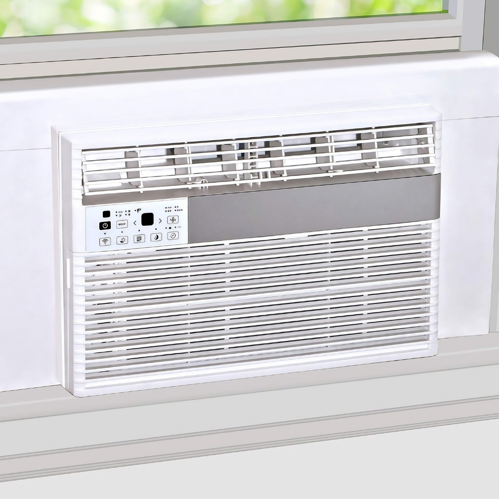Sada pro izolaci okenní klimatizace s pěnovými panely pro vzduchotěsnost a redukci hluku – zakázková konstrukce pro jednotky do 91 cm 0