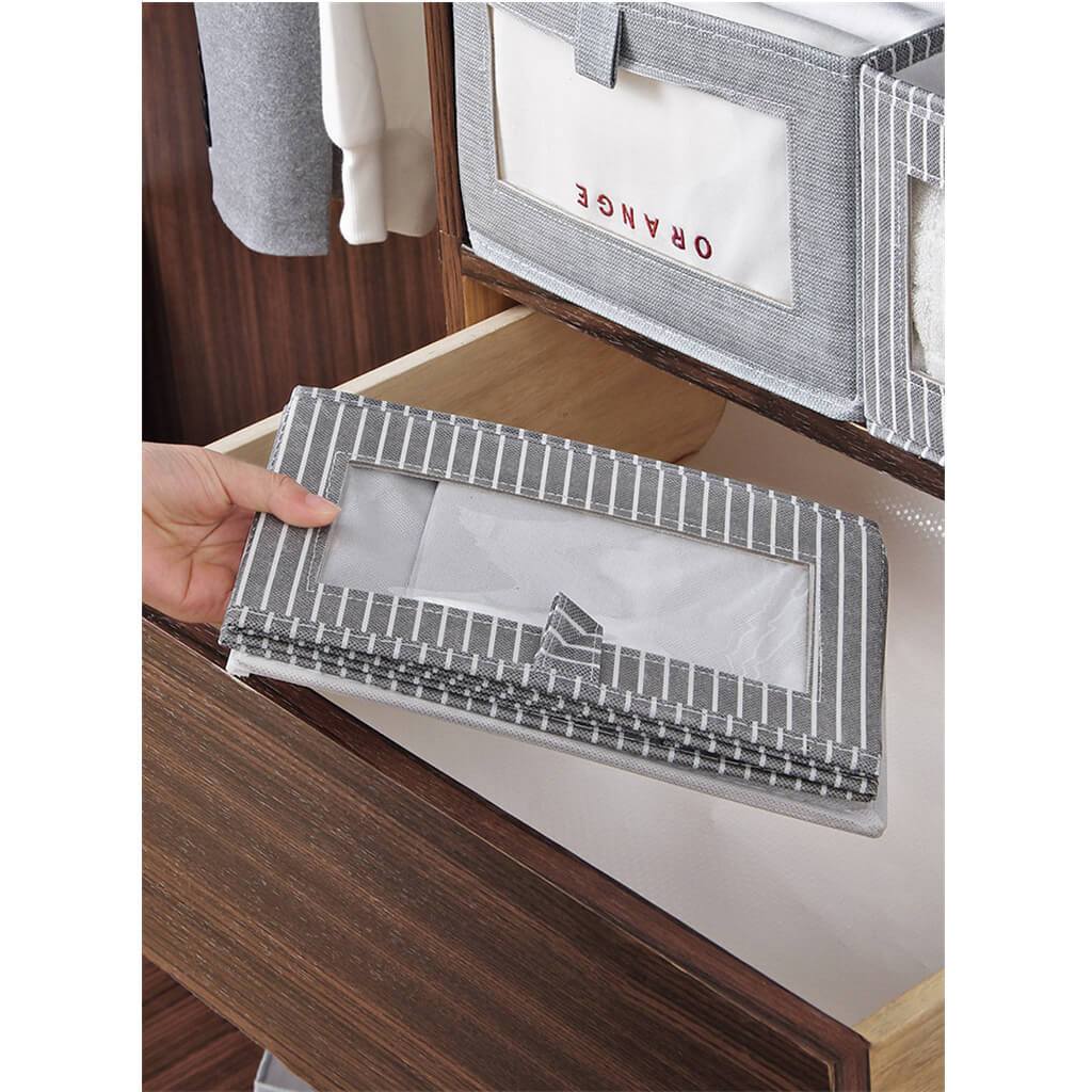 Skládací organizér na oblečení s rukojetí – 40 x 27,5 x 17,5 cm 3