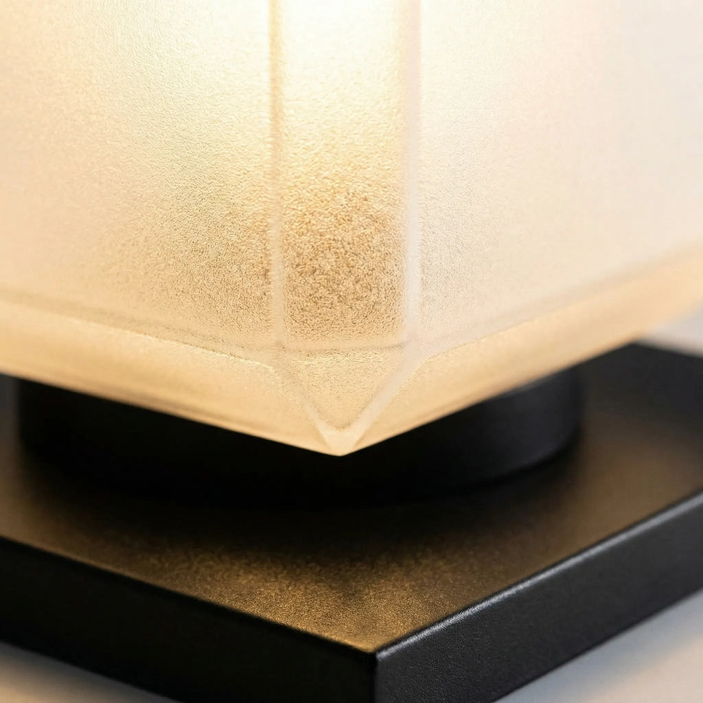 Solární venkovní lampa s kovovou konstrukcí – minimalistická skandinávská lampa do domácnosti, 10 cm x 10 cm 3