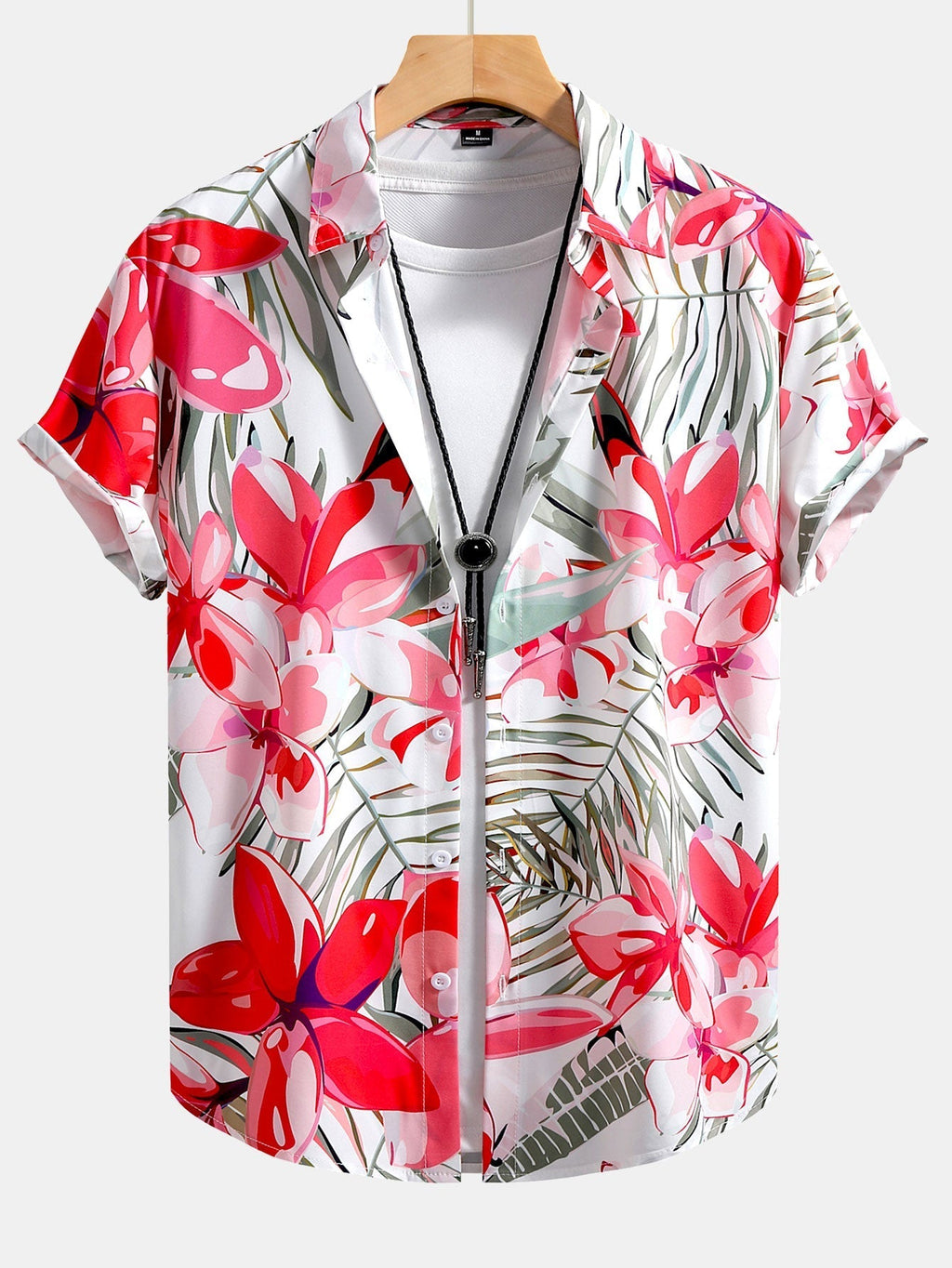 Souprava košile a plavek s květinovým potiskem – pohodlný střih Regular Fit – 100% polyester a nylon 8