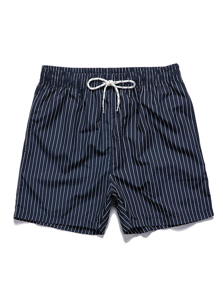 Souprava košile s potiskem palem a pruhovaných plavek – 100% polyester, regular střih, letní plážové oblečení 3