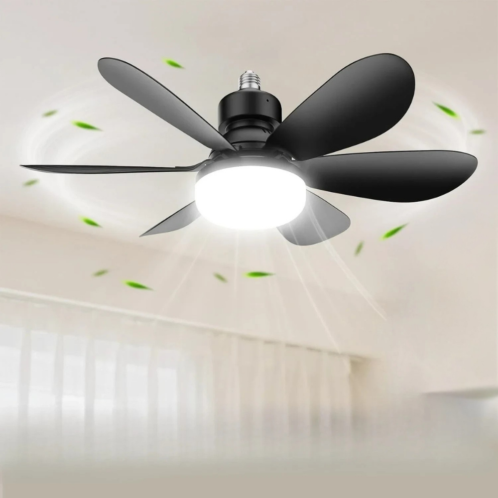 Stmívatelný LED stropní ventilátor s dálkovým ovládáním – energeticky úsporné osvětlení a chlazení 2