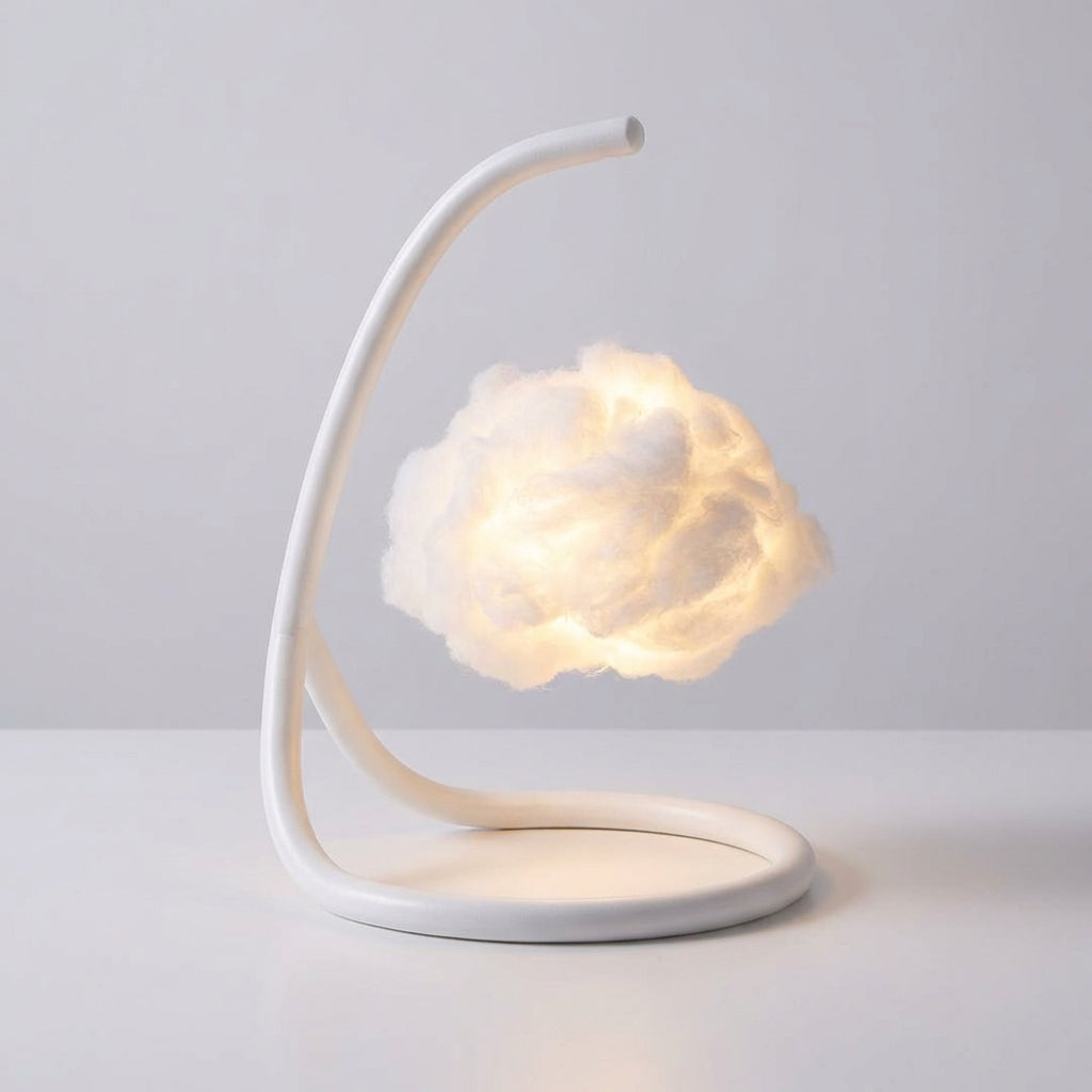 Stolní lampa s teplým světlem a unikátním designem mraků – kompaktní do obývacích pokojů a kanceláří 0