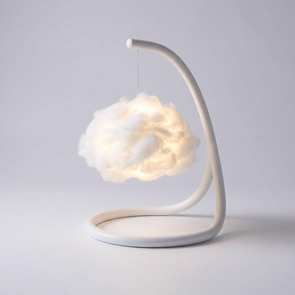 Stolní lampa s teplým světlem a unikátním designem mraků – kompaktní do obývacích pokojů a kanceláří 2