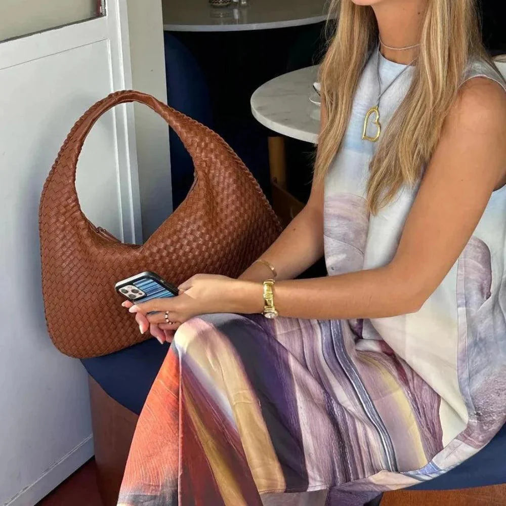 Stylová tkaná kabelka Amélie pro elegantní ženy 6