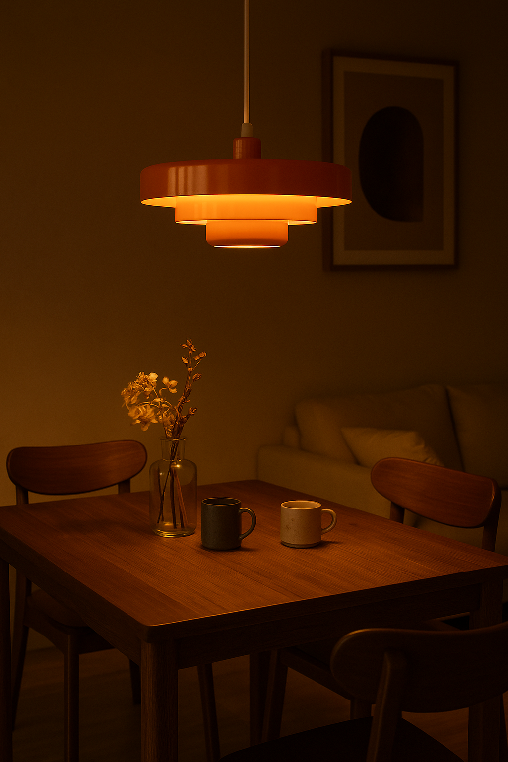 Stylová vintage LED závěsná lampa do kuchyně a jídelny 2