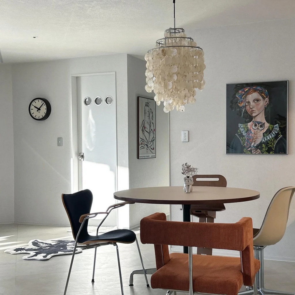 Stylová vintage lampa s mušlemi a přímořskou atmosférou 6