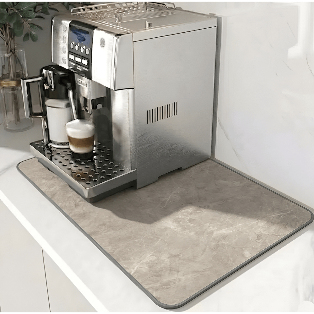 Super savá podložka pod kávový bar s technologií rychlého schnutí – ekologické bahno z rozsivek 9