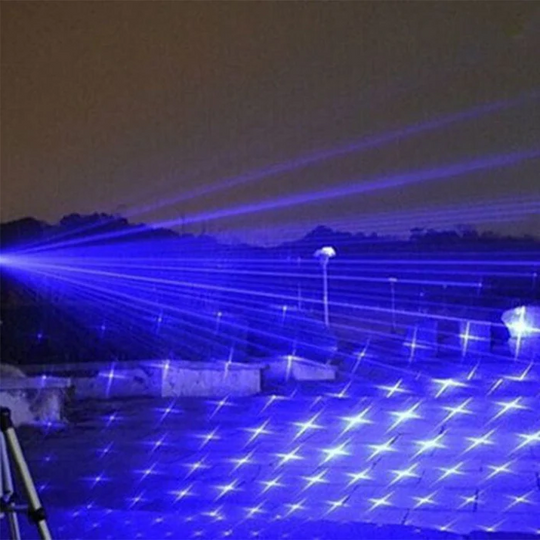 Taktická laserová svítilna s modrým paprskem, vysoce výkonná a odolná, ide 6