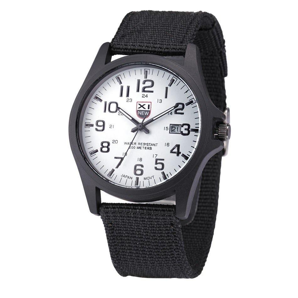 Taktické vojenské hodinky TitanGuard – vodotěsné, odolné se silikonovým řemínkem, 45 mm, černé, zelené, khaki 6