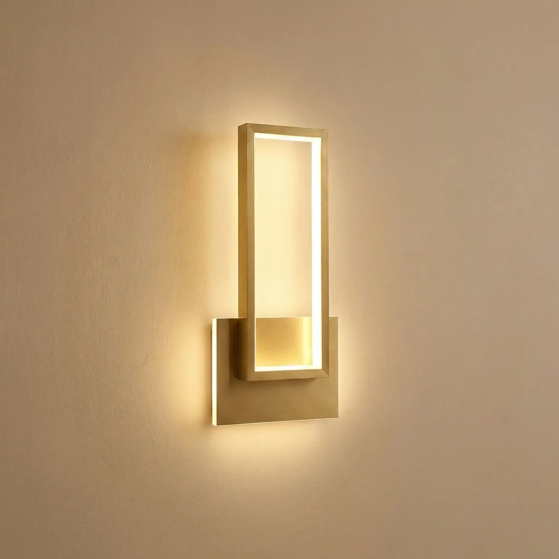 Teplé LED nástěnné svítidlo se zlatou povrchovou úpravou – moderní minimalistické nástěnné svítidlo do ložnice a obývacího pokoje 0