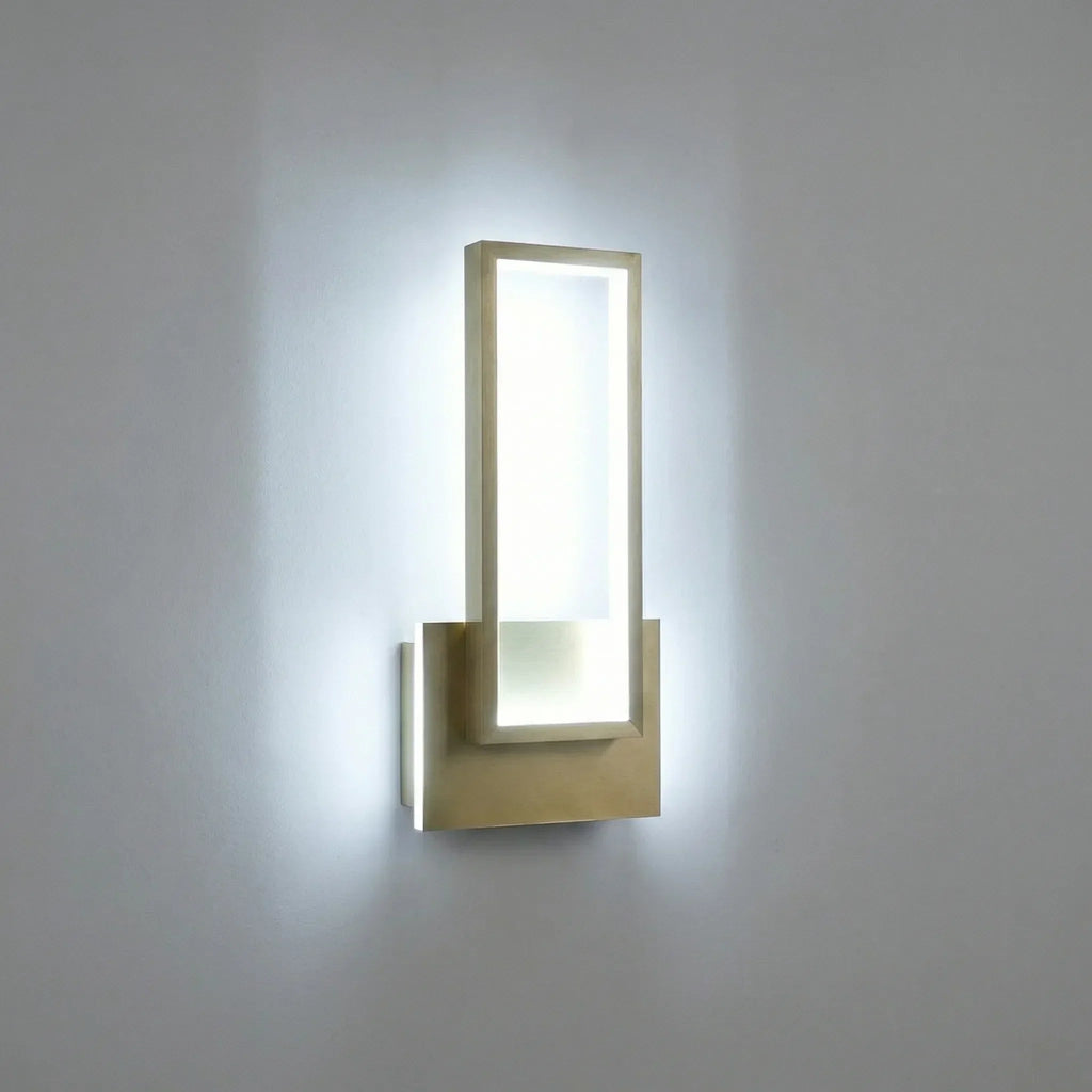 Teplé LED nástěnné svítidlo se zlatou povrchovou úpravou – moderní minimalistické nástěnné svítidlo do ložnice a obývacího pokoje 6
