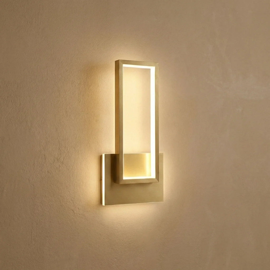 Teplé LED nástěnné svítidlo se zlatou povrchovou úpravou – moderní minimalistické nástěnné svítidlo do ložnice a obývacího pokoje 7