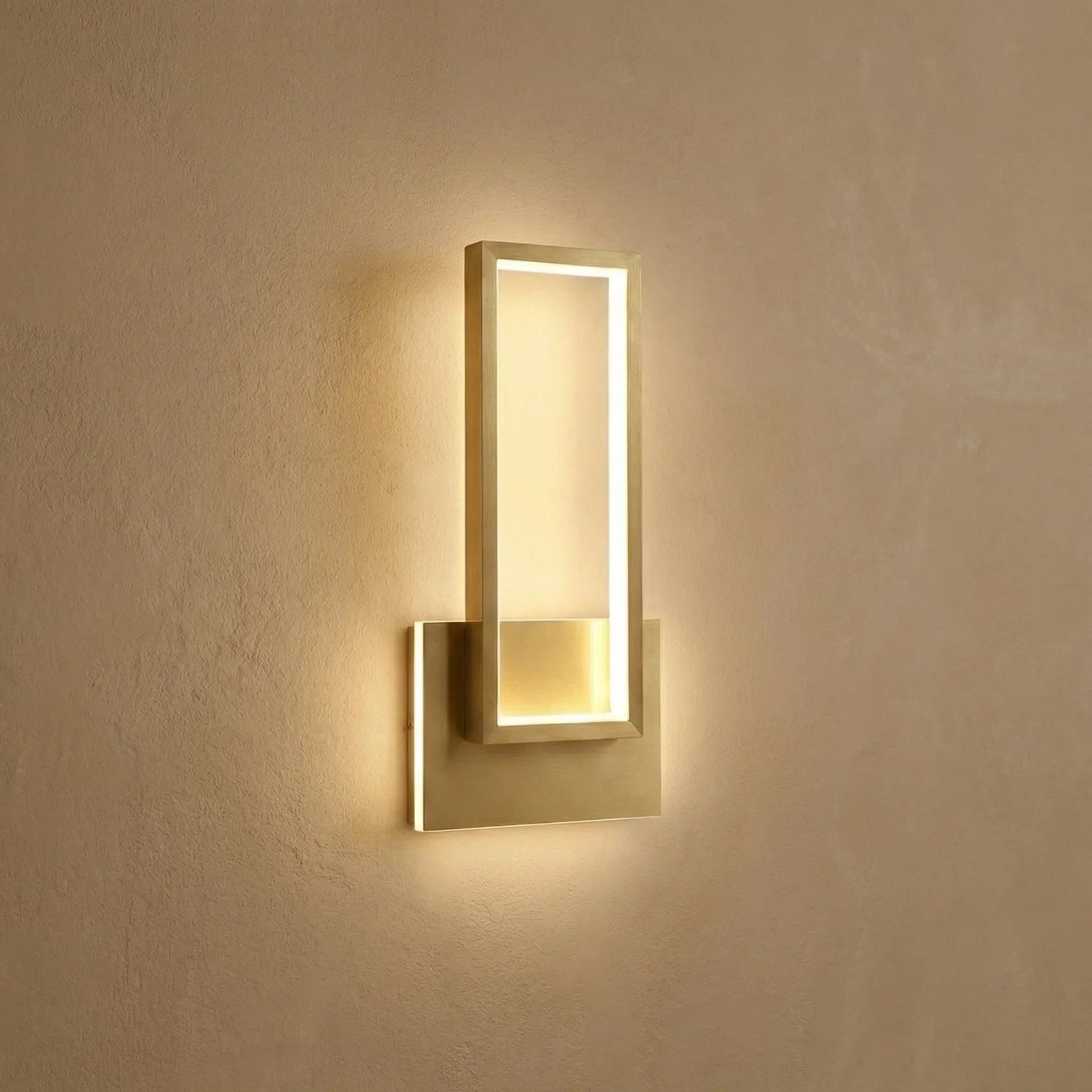 Teplé LED nástěnné svítidlo se zlatou povrchovou úpravou – moderní minimalistické nástěnné svítidlo do ložnice a obývacího pokoje 7