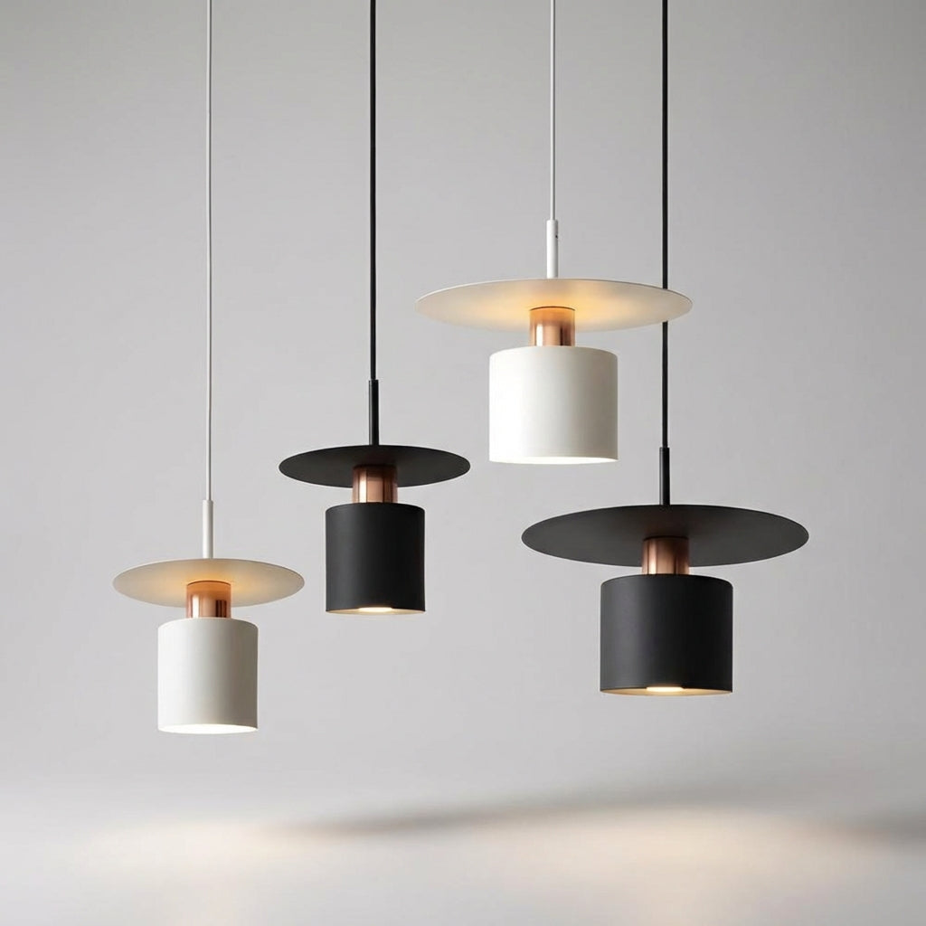 Teplé LED závěsné svítidlo s minimalistickým designem, hliníkové akrylové, 30 cm, do obývacího pokoje a nad stůl 2