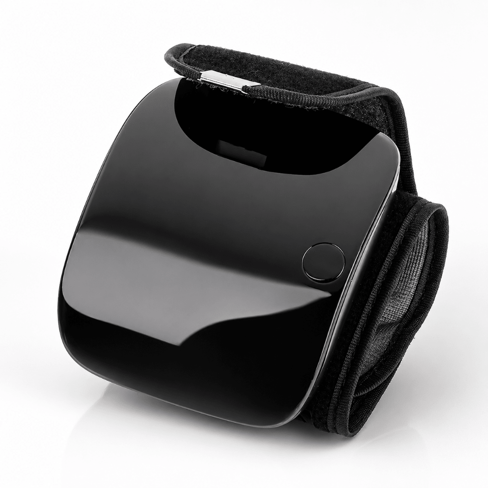 Tlakoměr na zápěstí s dobíjecí baterií přes USB a LED displejem 0