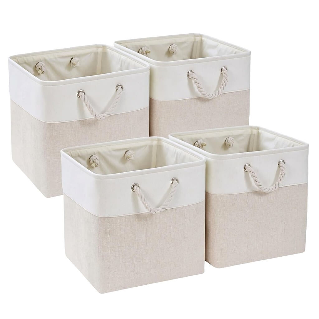 Úložné boxy 33x38x33 cm – Elegantní a lehké s pevnou konstrukcí, 41,6 l 1
