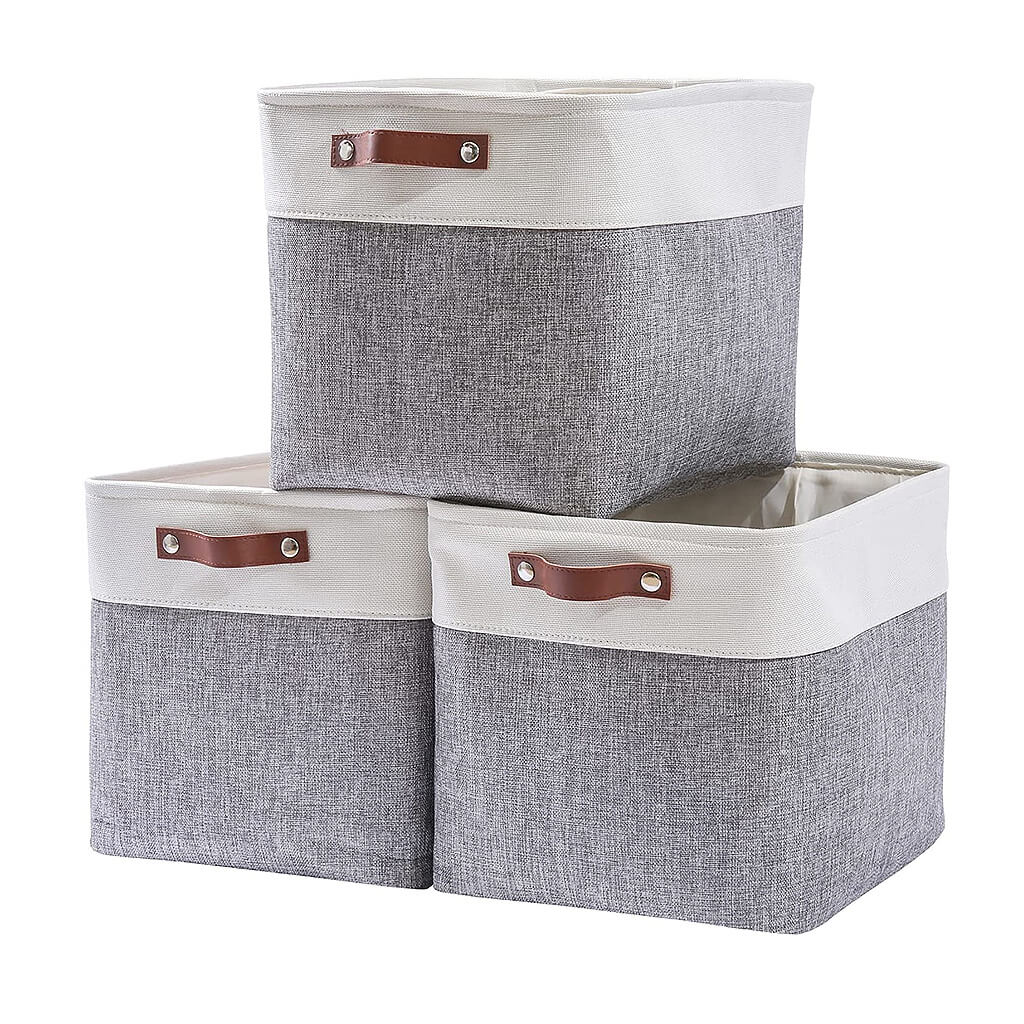Úložné boxy 33x38x33 cm – Elegantní a lehké s pevnou konstrukcí, 41,6 l 11