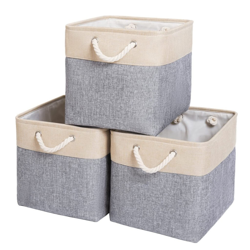 Úložné boxy 33x38x33 cm – Elegantní a lehké s pevnou konstrukcí, 41,6 l 16