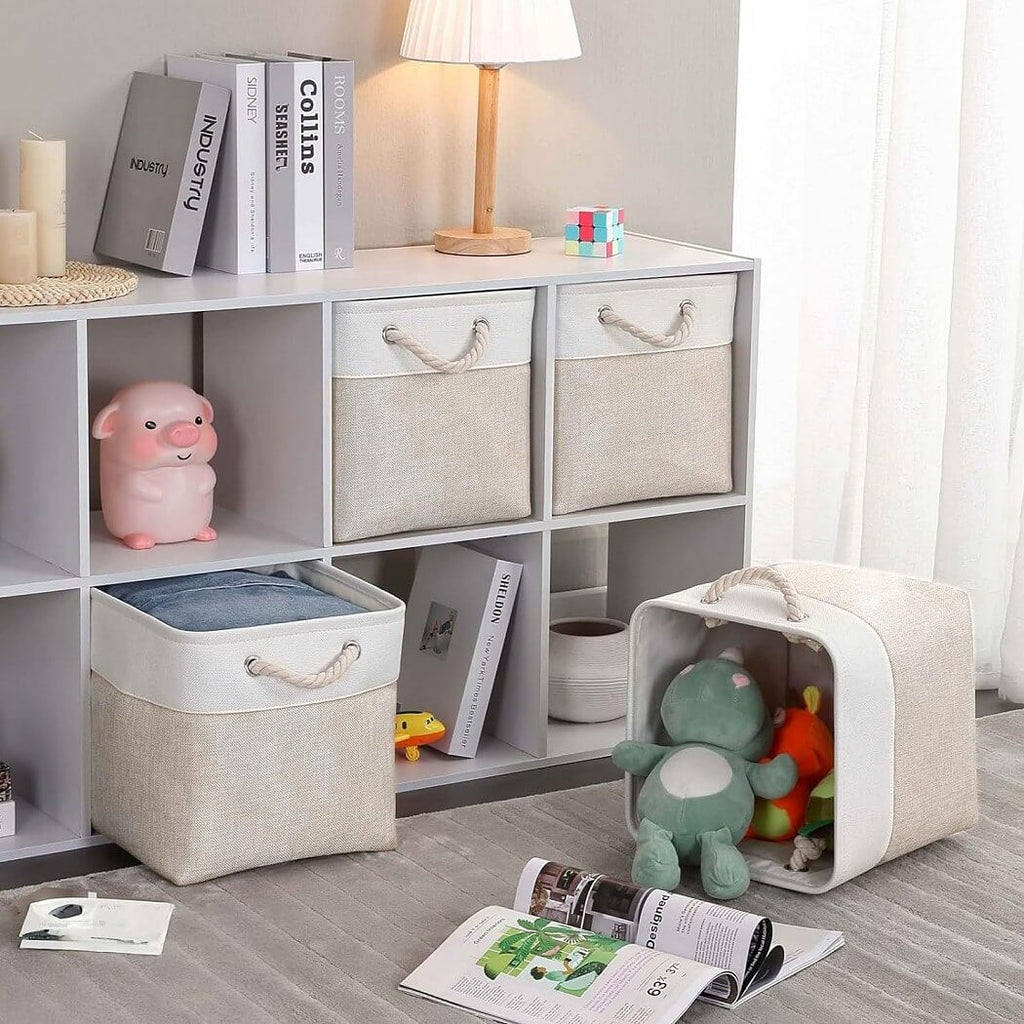 Úložné boxy 33x38x33 cm – Elegantní a lehké s pevnou konstrukcí, 41,6 l 3