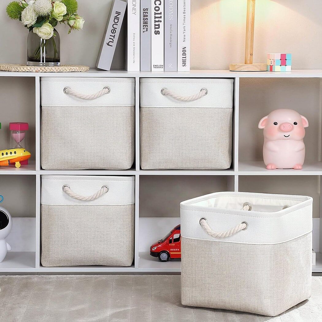 Úložné boxy 33x38x33 cm – Elegantní a lehké s pevnou konstrukcí, 41,6 l 4