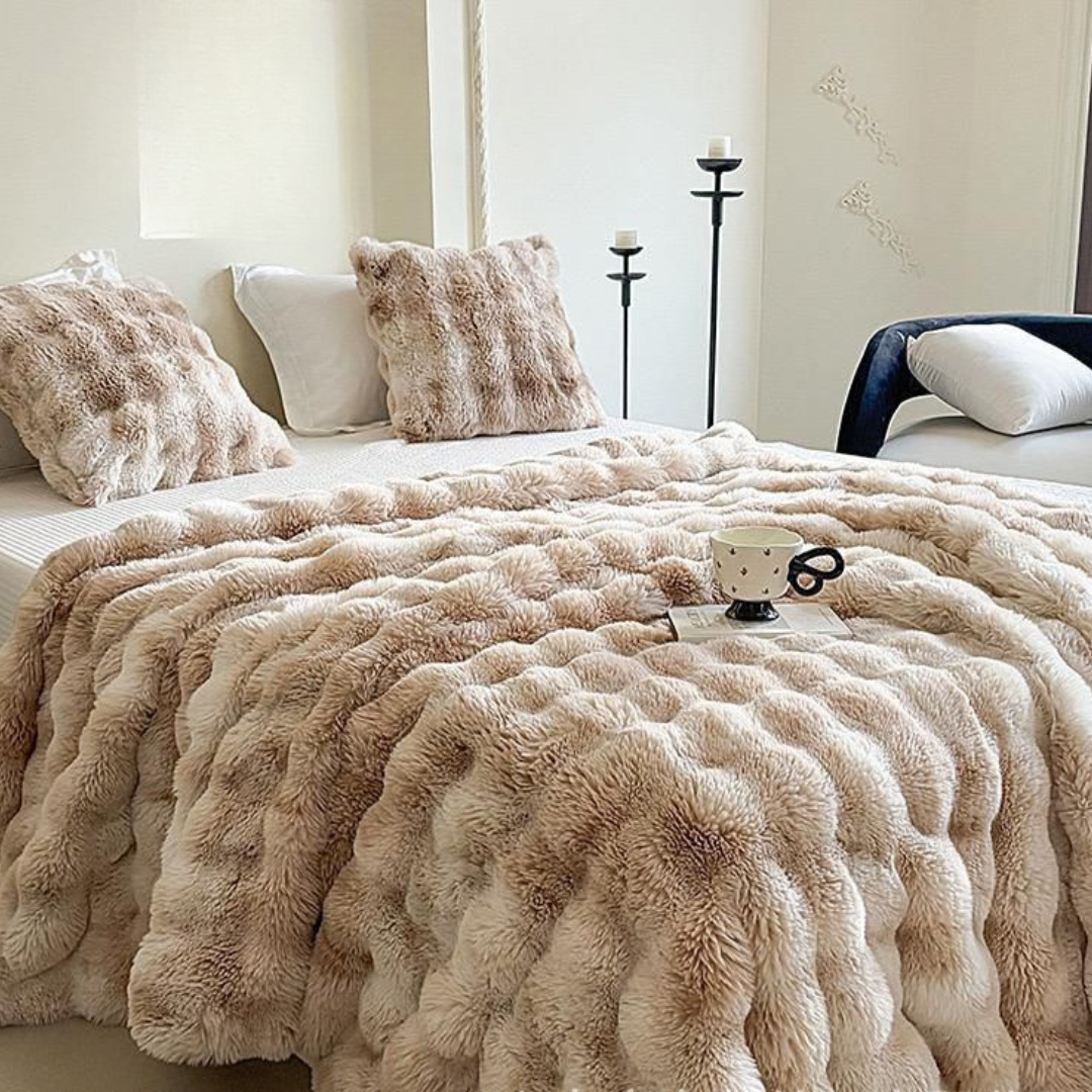 Ultra měkká termodeka Batic-Dye 180 x 200 cm – ideální na pohovku a postel, měkký materiál Minky, lze prát v pračce 4