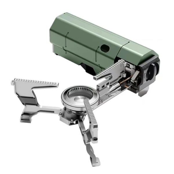 Ultralehký, přenosný kempingový plynový vařič s výkonem 12 000 BTU – kompaktní venkovní vařič se snadným zapalováním a odolnou konstrukcí proti povětrnostním vlivům 6