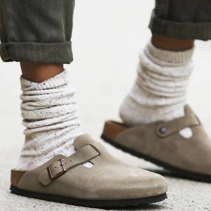 Unisex kožené sandály v hnědé barvě z pravé kůže, navržené s pohodlným ergonomickým 5
