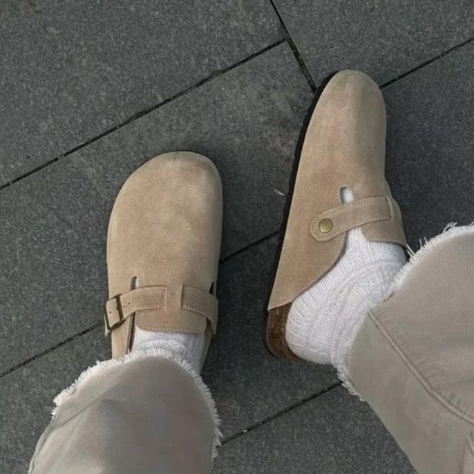 Unisex kožené sandály v hnědé barvě z pravé kůže, navržené s pohodlným ergonomickým 6
