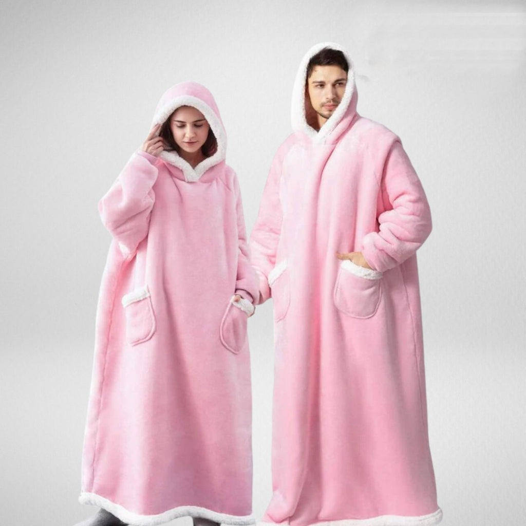 Útulná deka s kapucí pro teplé večery 1