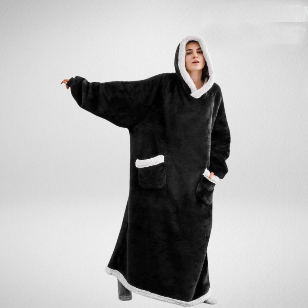 Útulná deka s kapucí pro teplé večery 2
