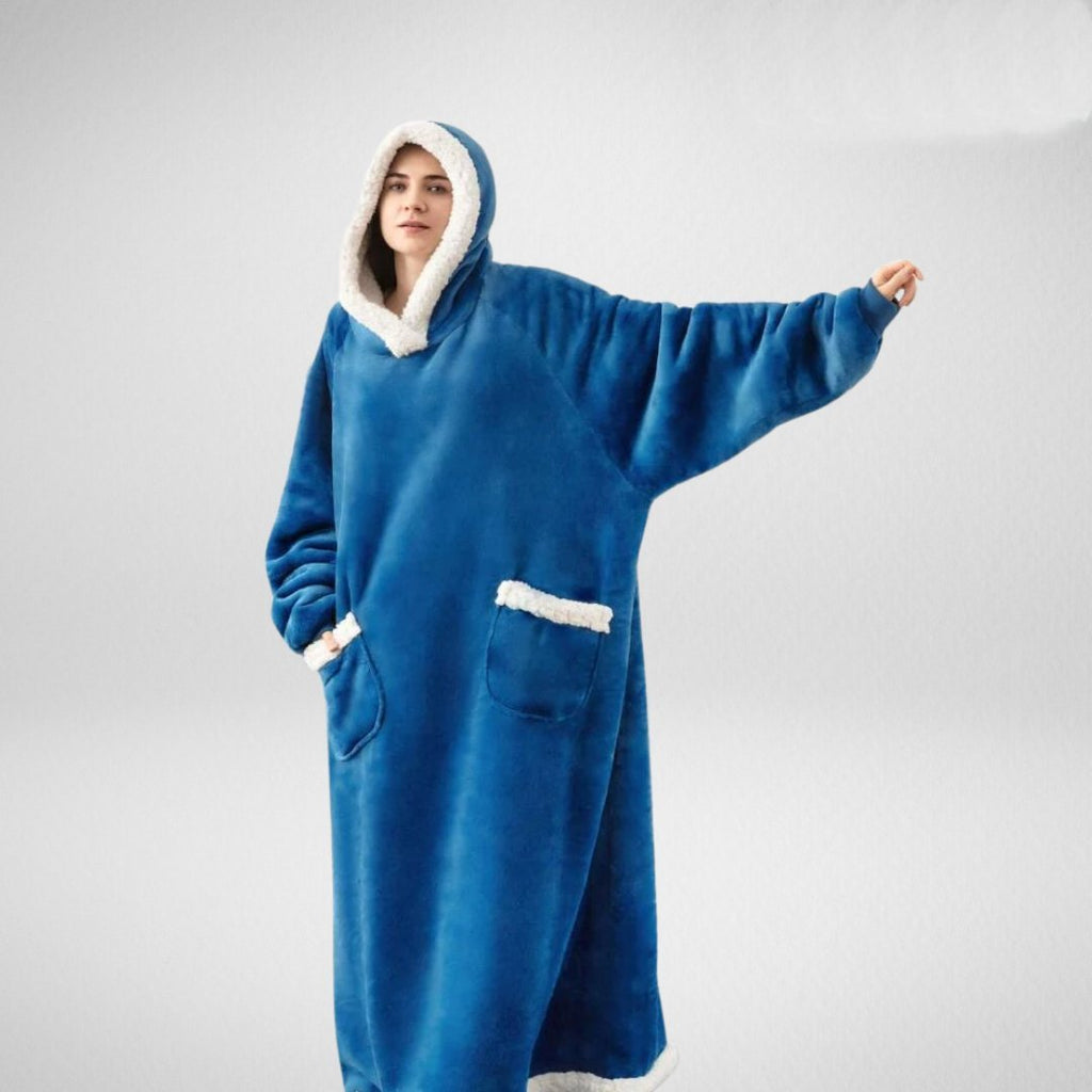 Útulná deka s kapucí pro teplé večery 4