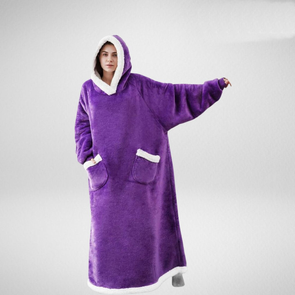 Útulná deka s kapucí pro teplé večery 5