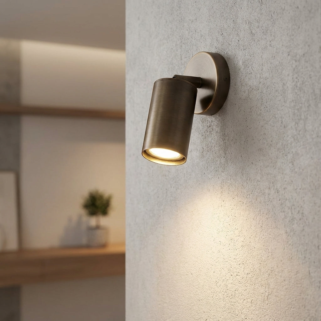 Válcová LED nástěnná lampa s teplým světlem – minimalistické nástěnné svítidlo pro moderní interiéry 1